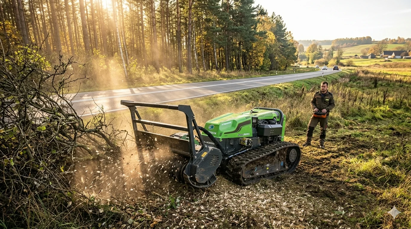 RoboGreen Evo - radiosterowana maszyna gąsienicowa